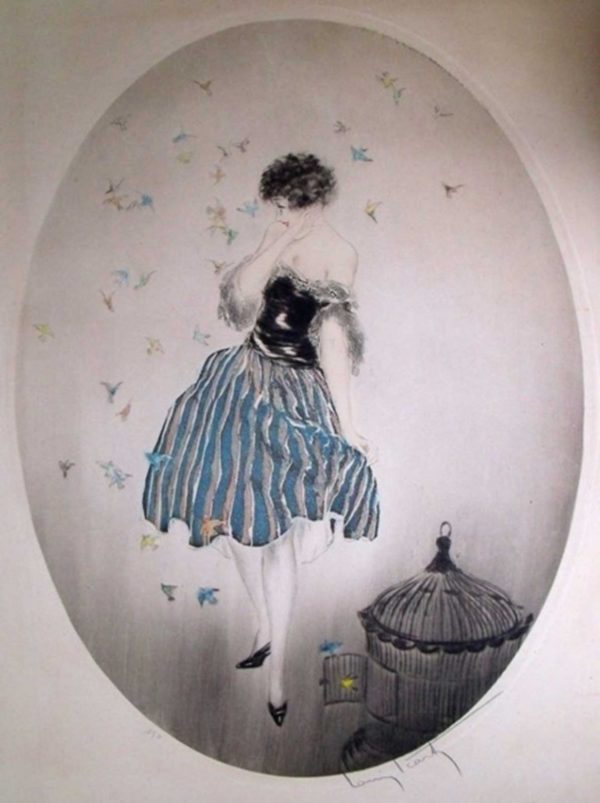 Louis Icart - 'Open Cage'