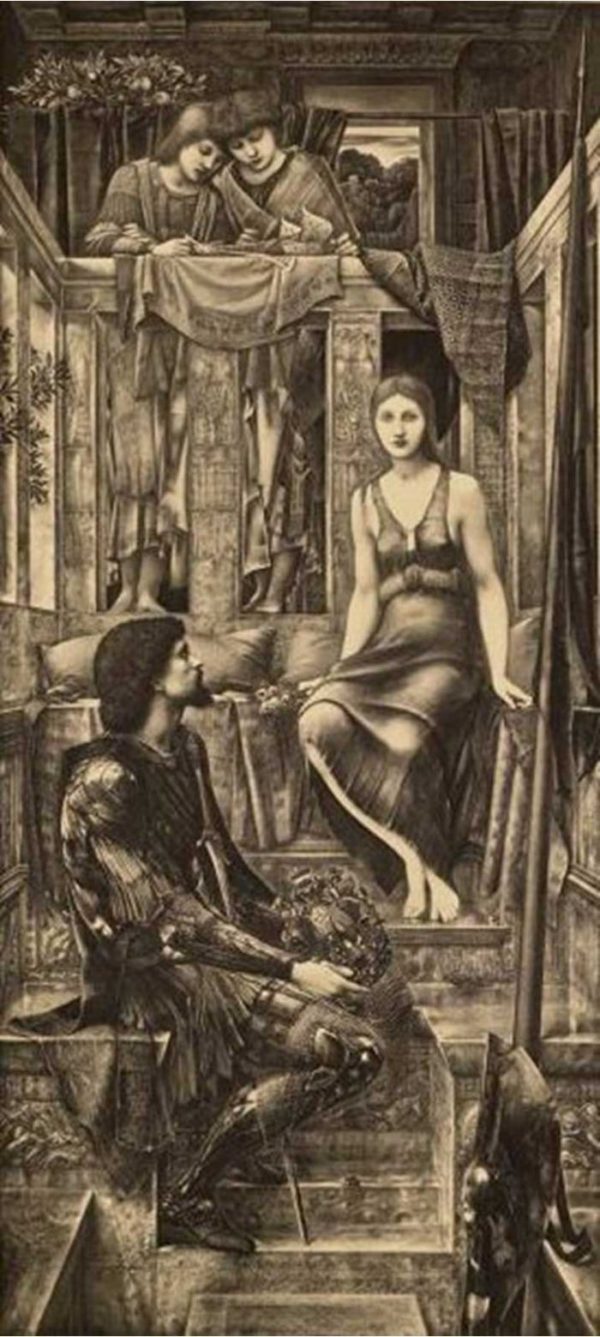 After Sir Edward Coley Burne-Jones - 'King Cophetua and the Beggar Maid' C1892 Photogravure