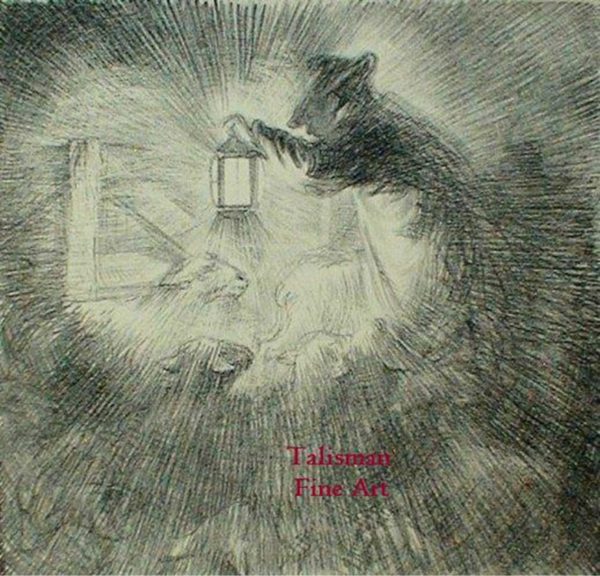 Charles Haslewood Shannon - 'The Shepherd in a Mist' 1892. (We have a good selection of Shannon's wo