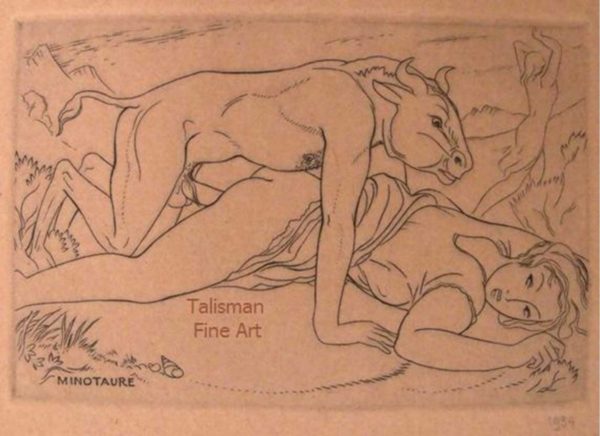 John Buckland Wright, Minotaure, very rare (We have more of John Buckland Wright on this website)