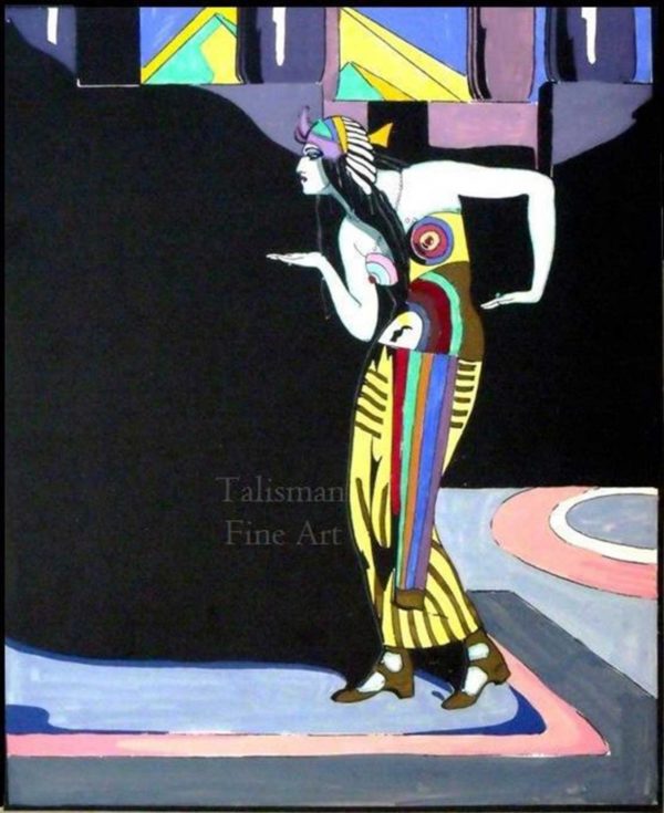 Vera Willoughby - Lubov Tchernicheva dancing Cleopatra (We have more works by Vera Willoughby)