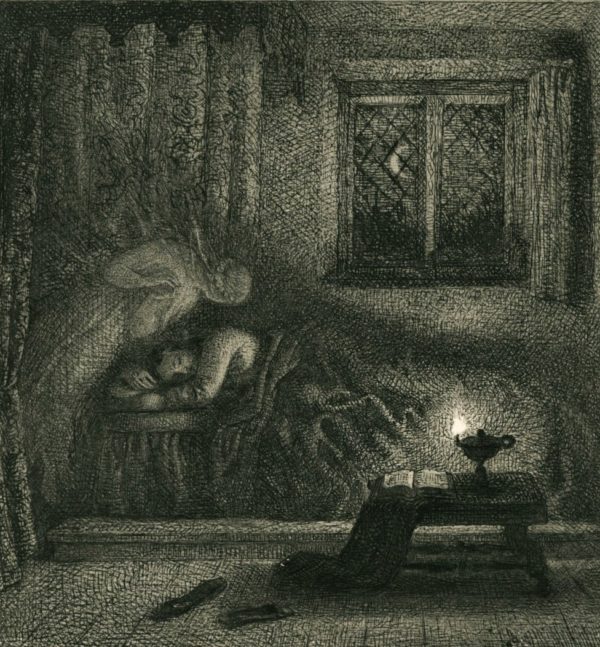 Charles West Cope RA - Milton's Dream of his Deceased Wife - Sonnet 18