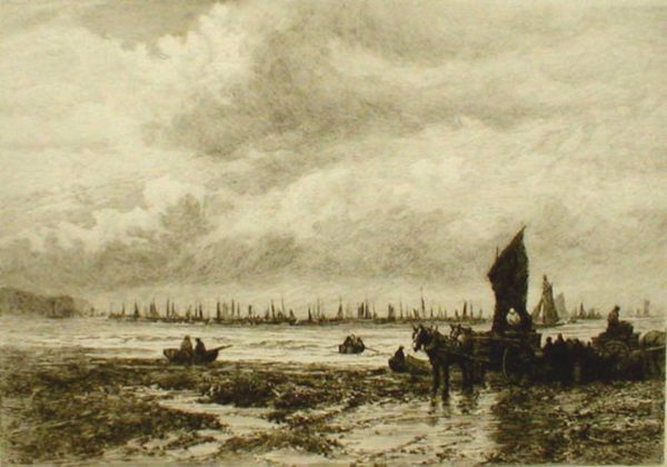 David Law - 'Fishing Boats off Whitby'
