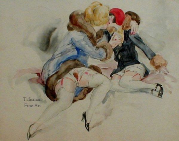 Set of Four: Rojan, Feodor Rojankovsky, in the manner of - Tram Stop Seduction - Image 2