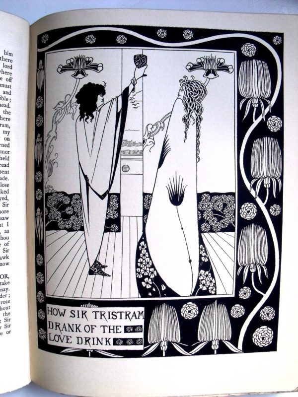 Mallery's Le Morte Darthur illustrated by Aubrey Beardsley publisher J.M. Dent 1909 for sale - Image 3