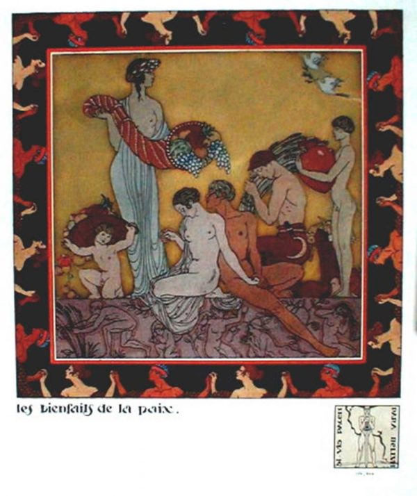 George Barbier - 'Les Bienfaits de la Paix'