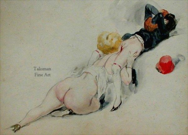 Set of Four: Rojan, Feodor Rojankovsky, in the manner of - Tram Stop Seduction - Image 3