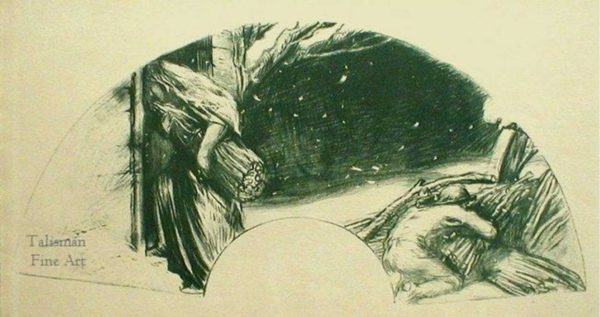 Charles Haslewood Shannon - 'The Snow-Winter'. (We have more work by Shannon)
