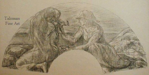 Charles Haslewood Shannon  - 'The Coral Branch'.(We have additional lithographs by Shannon on