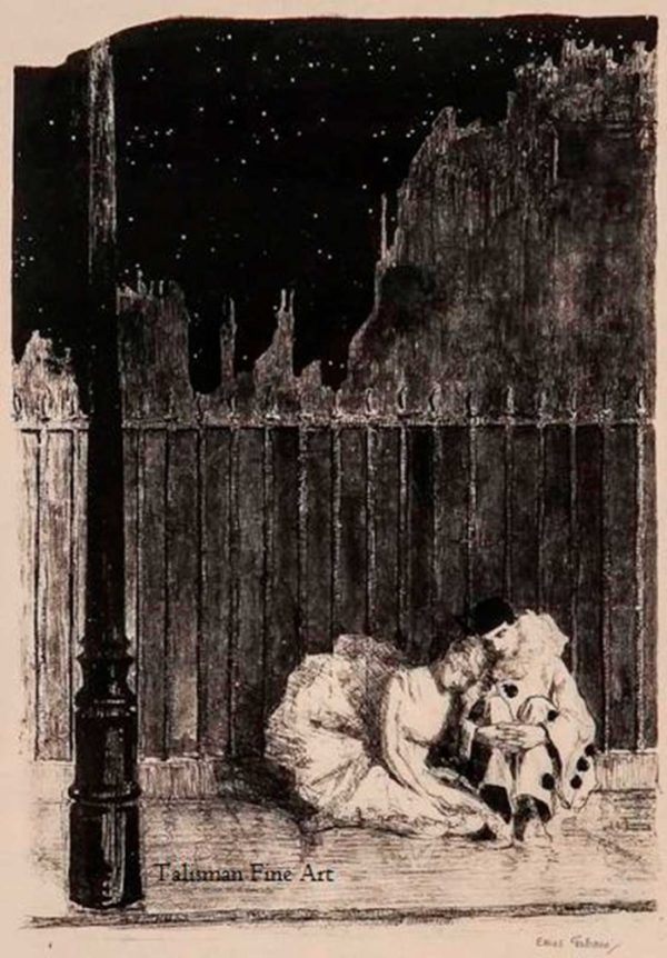 Ethel Gabain - 'A la Belle Etoile' lithograph for sale