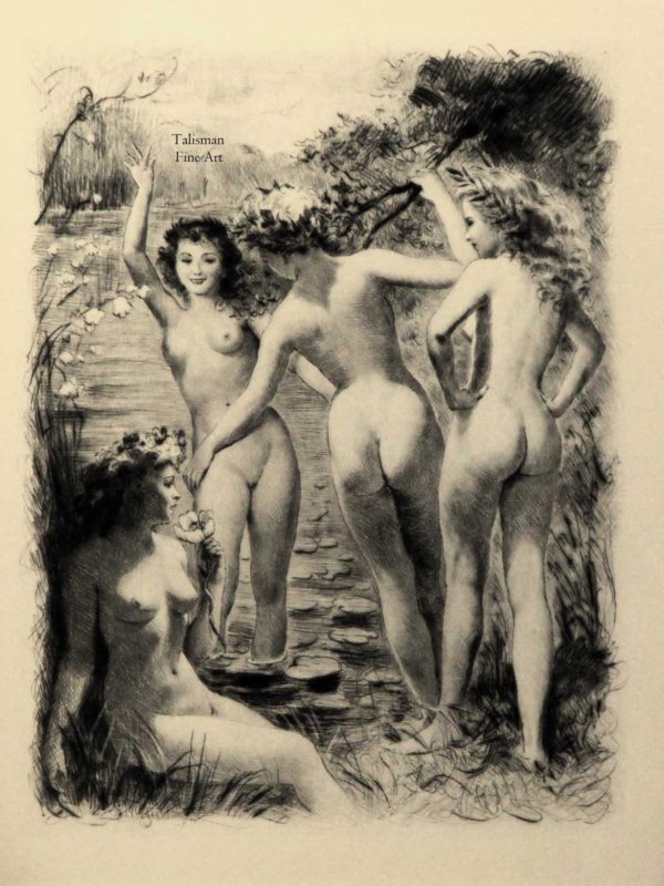 Les Amours de Psyche et de Cupidon - Fontaine and Bécat (Becat) (we have more works by Becat) - Image 3