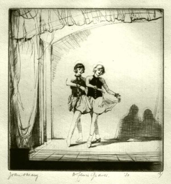 D. Lewis Graves - 'Joan and Mary'