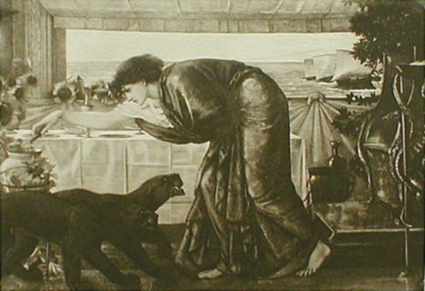 After Sir Edward Coley Burne-Jones - 'The Wine of Circe' C.1892 Photogravure