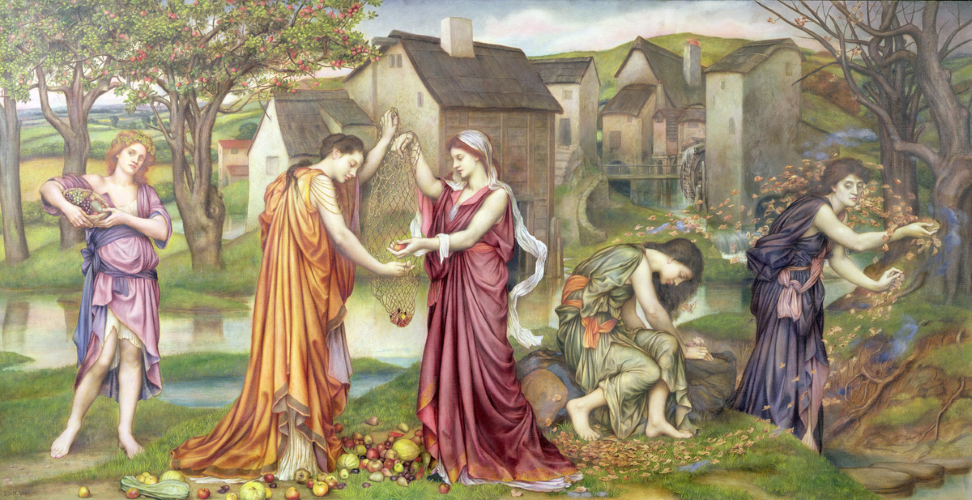 Evelyn De Morgan The Cadence of Autumn 1905 - Talisman Fine Art & Talisman Symbolist Studies