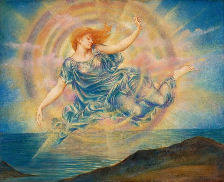 Evelyn de Morgan Evening Star over the Sea - Talisman Fine Art & Talisman Symbolist Studies