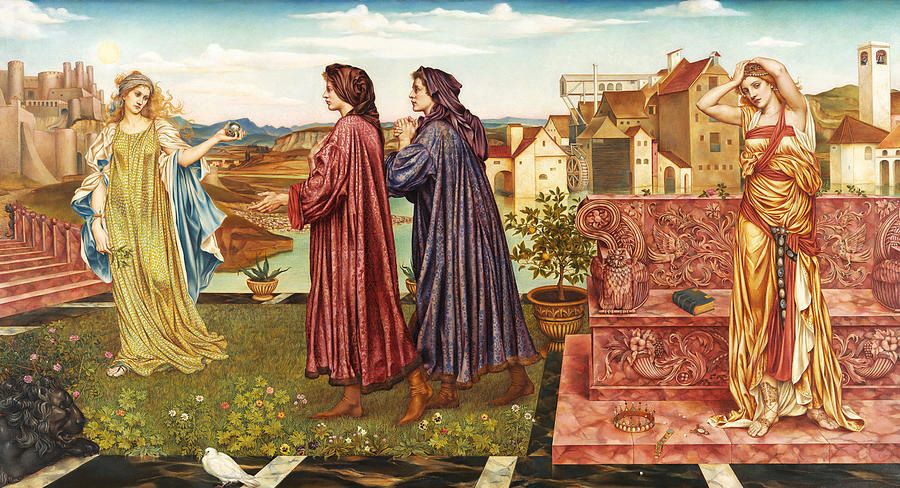 Evelyn de Morgan The Garden of Opportunity - Talisman Fine Art & Talisman Symbolist Studies
