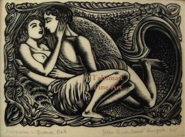 John Buckland Wright - Endymion and Diana Book 2  (We have more work by Buckland Wright)