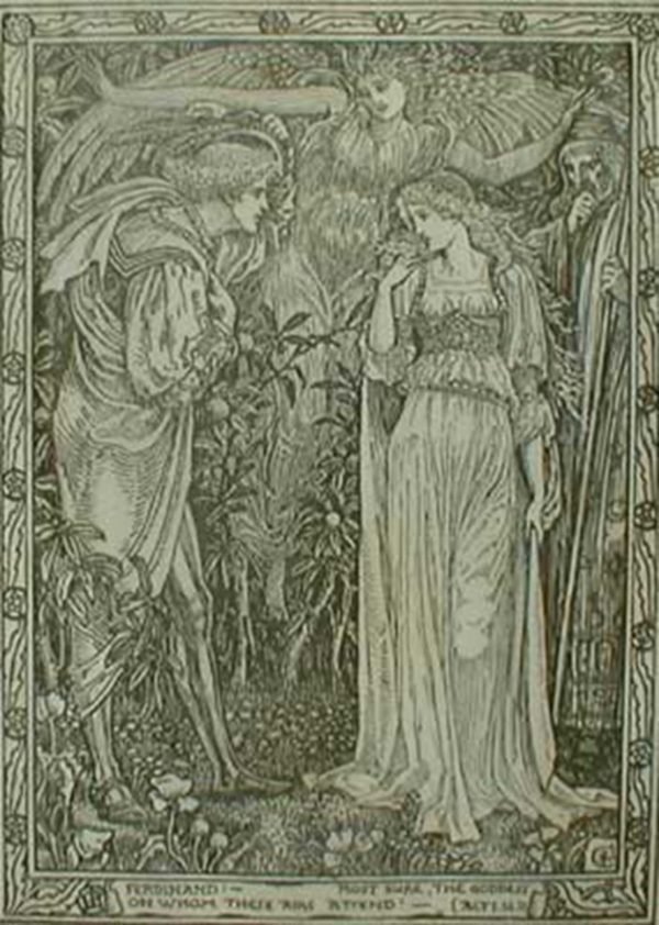 Walter Crane (after) - 'Eight Illustrations to William Shakespeare's Tempest'