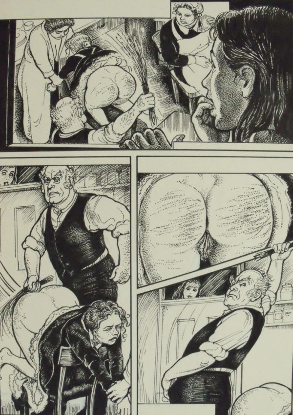 Lynn Paula Russell , SUMMER HOLIDAY, ORIGINAL PAGES from the adult illustrated story - Image 5