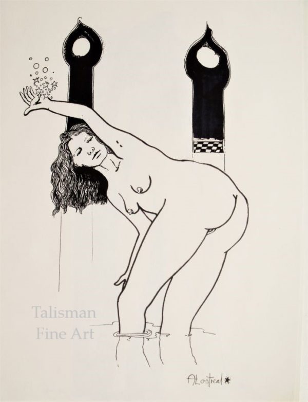 Alostreal, Untitled Erotic Drawing No 1 (We have more work by this artist)