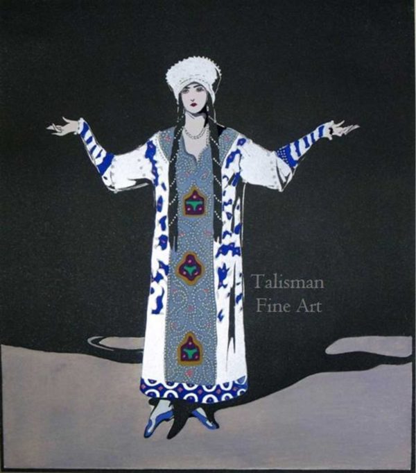 Vera Willoughby - Lubov Tchernicheva dancing L'Oiseau de Feu (We have more works by Willoughby)