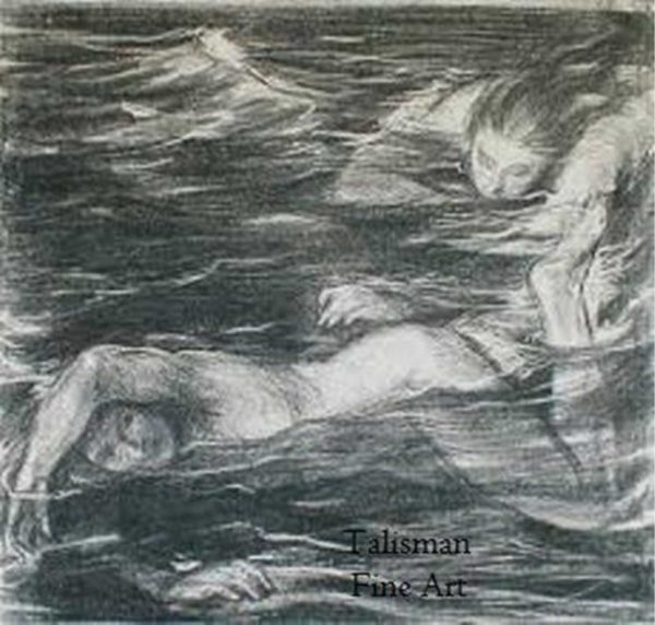 Charles Haslewood Shannon - 'THE PURSUIT' (We have more work by Shannon on this website)