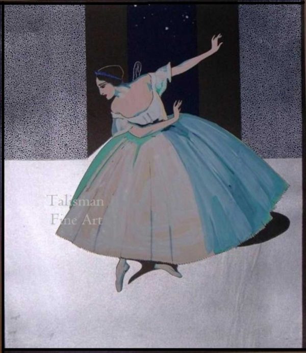 Vera Willoughby - Lubov Tchernicheva dancing Les Sylphides (We have more works by Willoughby)
