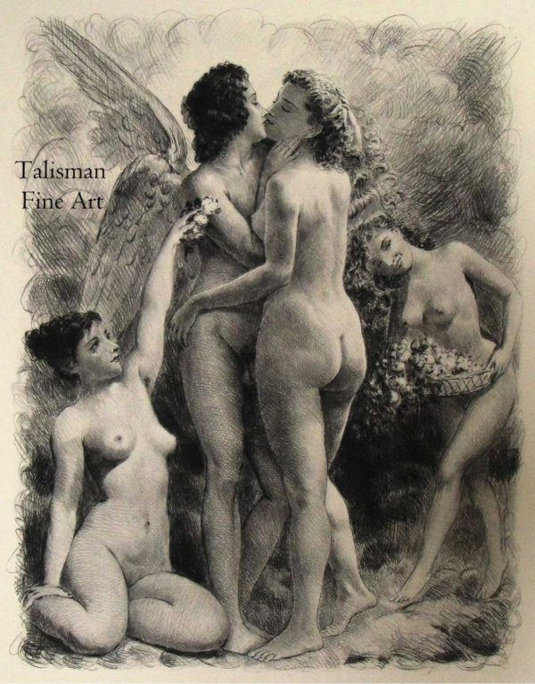 Les Amours de Psyche et de Cupidon - Fontaine and Bécat (Becat) (we have more works by Becat) - Image 7