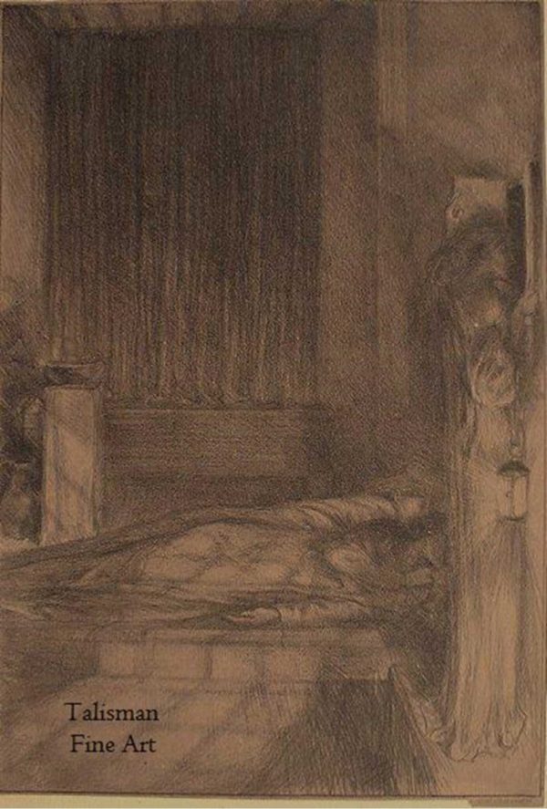Charles Haslewood Shannon - 'The White Watch'. (We have other work by Shannon on this website)