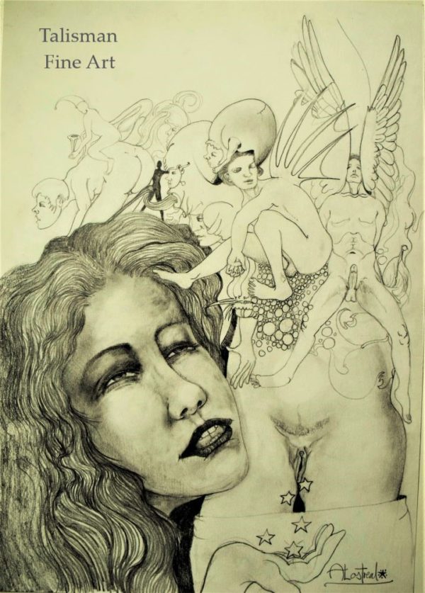 Alostreal, Untitled Erotic Drawing No 5 (We have more work by this artist)