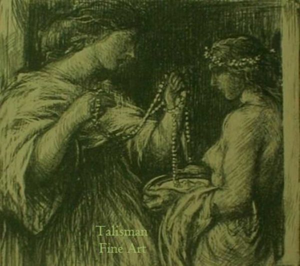 Charles Haslewood Shannon - 'The Bead Necklace' (We have other works by Shannon)