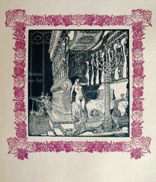 Frantisek Kupka, Wood Engraving No 3 to illustrate 'Le Cantique des Cantiques Qui Est Sur Salomon'.