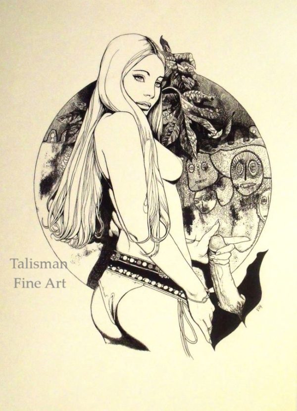 Vania Zouravliov original drawing for Past Venus Press publication (5) for sale