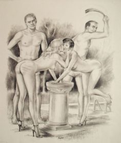 Lynn Paula Russell, Submissions (ii), original signed drawing for Februs magazine