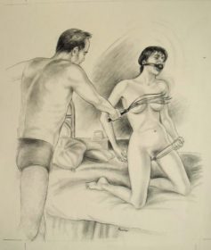 Lynn Paula Russell, Submissions (iii), original signed drawing for Februs Magazine