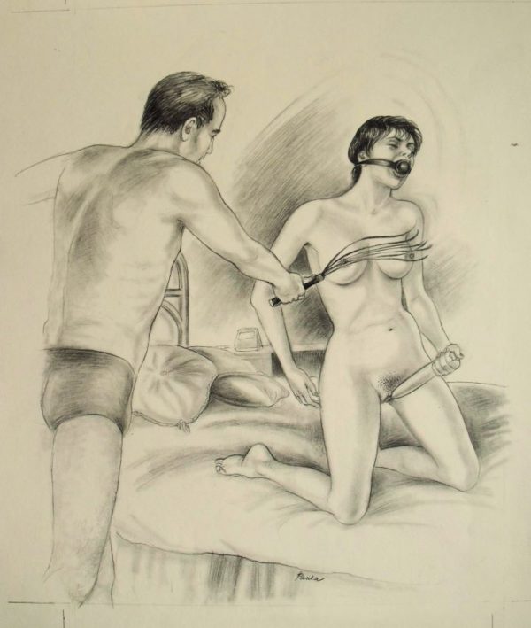 Lynn Paula Russell, Submissions (iii), original signed drawing for Februs Magazine