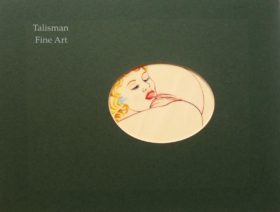 David Wilde erotic book plate in novelty mount