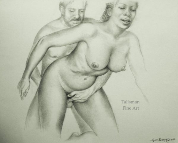Lynn Paula Russell original signed drawing (No 5) for the 'Sex Perfect' publication