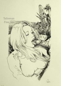 Vania Zouravliov original erotic drawing No 21