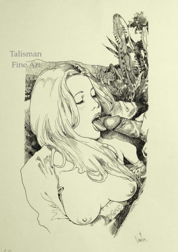 Vania Zouravliov original erotic drawing No 21