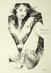 Vania Zouravliov original drawing for Ranchers’ Dirty Wives  page 36