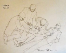Erich von Gotha, exploratory erotic sketch No 1