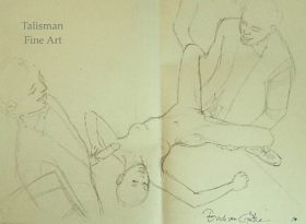 Erich von Gotha exploratory erotic sketch No 5