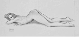 Lynn Paula Russell original signed drawing ‘Afterglow’ from The Barrister story