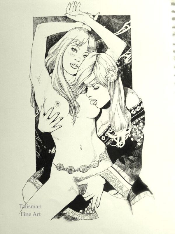 Vania Zouravliov original erotic drawing No 25