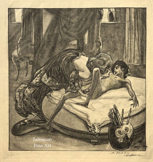 Franz von Bayros  "Oh! Du-u-u"