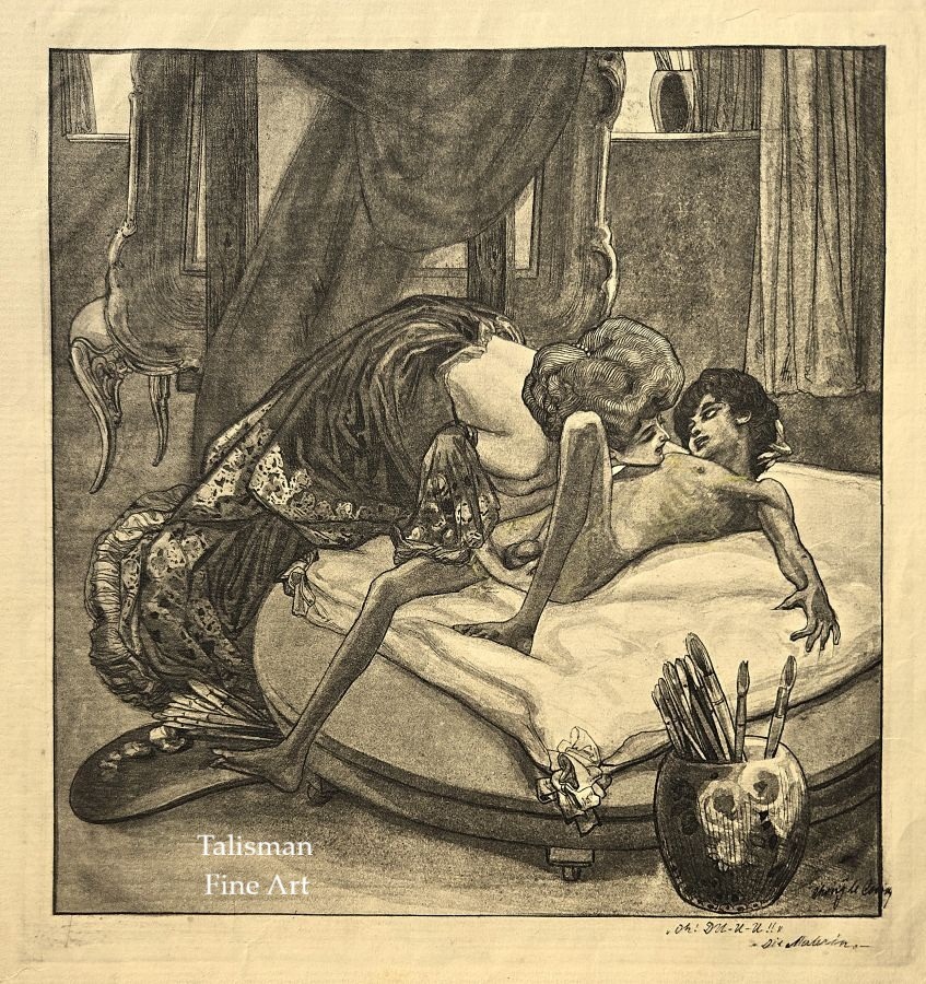 Franz von Bayros  “Oh! Du-u-u” Franz von Bayros  "Oh! Du-u-u"