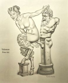 Mark Blanton Erotic ‘Satyromania’ Drawing No 3